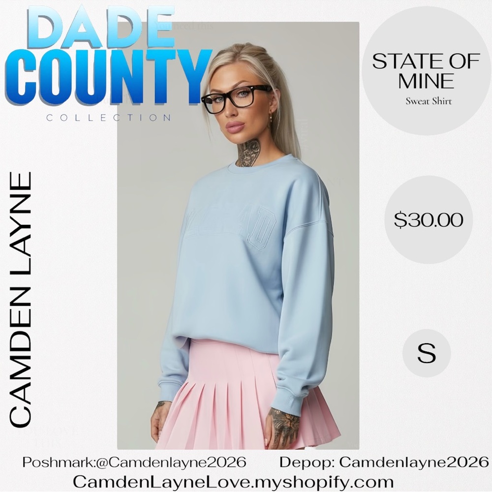 State of Mine Blue Sweatshirt